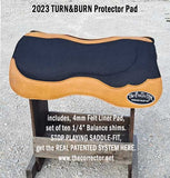 TURN & BURN FELT PROTECTOR BARREL SADDLEPAD