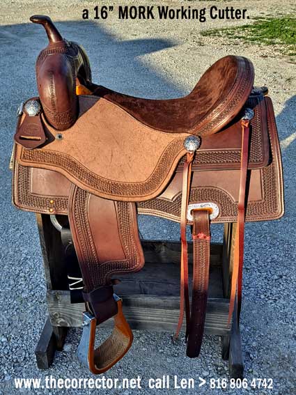 The MORK WORKING CUTTER Saddle – Len Brown's Innovations