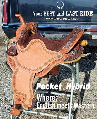 Pocket Hybrid Barrel Saddle