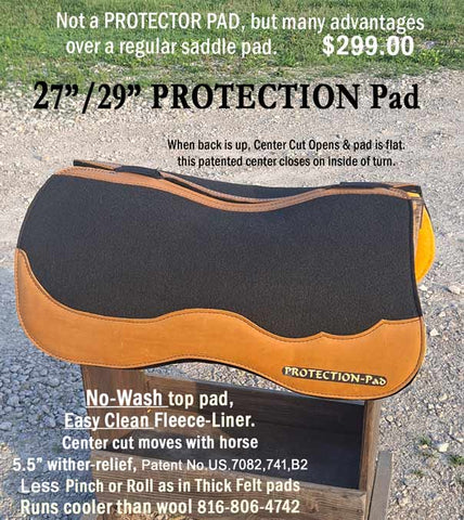 PROTECTION PAD, 27"/29" with Fleece Liner Pad.