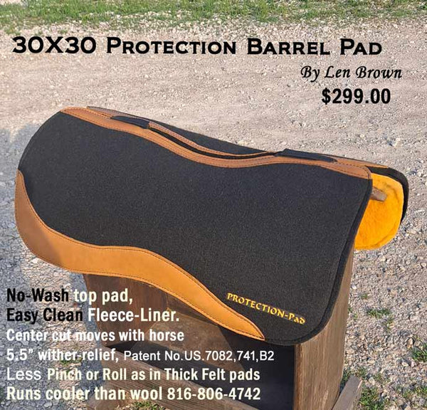 30X30 PROTECTION BARREL Pad Len Brown's Innovations