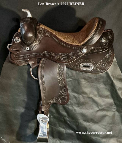 2022 BROWN'S BLACK MESA REINING SADDLE