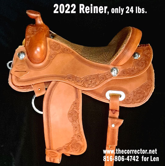 2022 BROWN'S BLACK MESA REINING SADDLE
