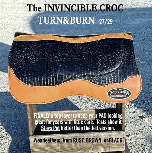 The TURN & BURN PROTECTOR NO-RUB SADDLEPAD