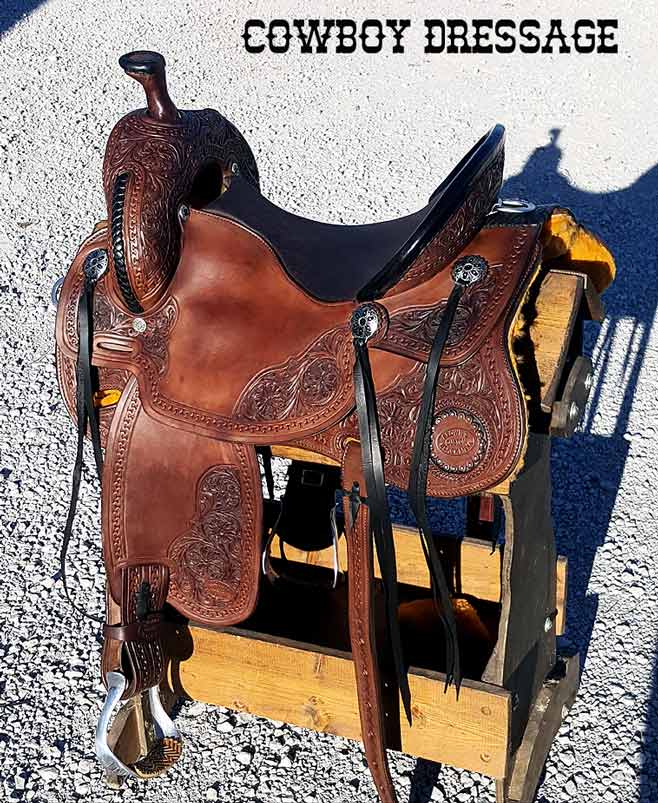 Cowboy Dressage saddle by Len Brown