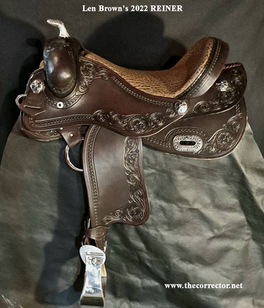 2022 BROWN'S BLACK MESA REINING SADDLE