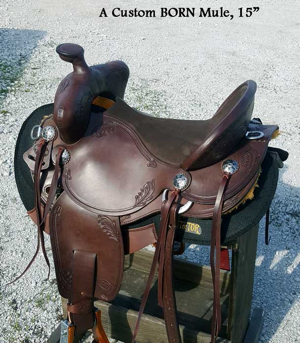 Len Brown's BORN MULE SADDLE