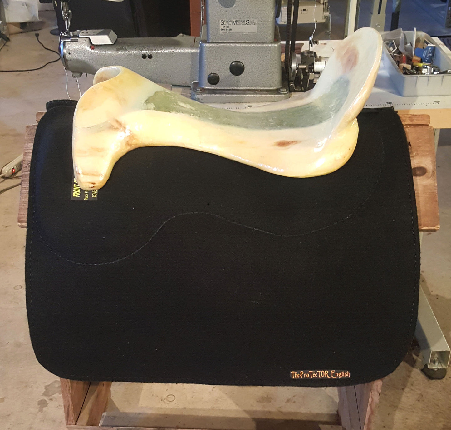 English Dressage ProTecTOR Pad with Balance Shims