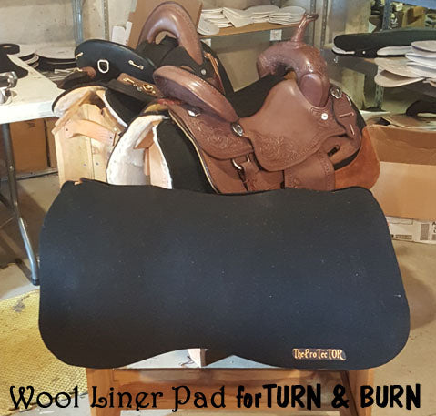 TURN & BURN FELT PROTECTOR BARREL SADDLEPAD